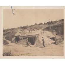 Saint St Michel Military Dugout Bomb Damage Antique Orig War Photo