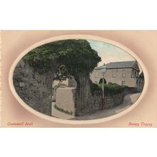 Cromwell Arch Bovey Tracey Devon Antique Oval Framed Postcard