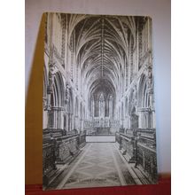CHOIR, LICHFIELD CATHEDRAL. used antique postcard 1905 pm #