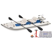 Sea Eagle 437ps Paddleski™ Watersnake Motor Package Inflatable Catamaran Boat