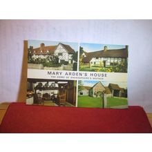 multiview, MARY ARDEN'S HOUSE, near STRATFORD UPON-AVON postcard by Jarrold =