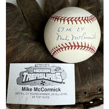 Mike McCormick Signed Autographed Official Major League (OML) Baseball: TriStar