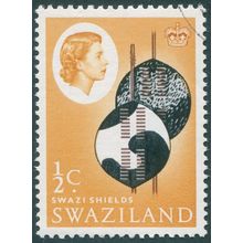 Swaziland 1962 ½c black, brown & yellow-brown SG90 CTO