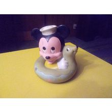 Old Vintage Original Walt Disney Mickey Mouse Squeeze Toy 1984