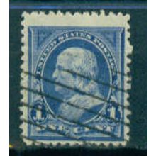 Used 264 1c Benjamin Franklin Fine M02970