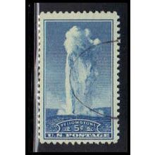 Used 744 5c Yellowstone National Park Fine RA2304