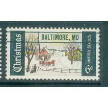 1384 6c Winter Scene Fine MNH MD. PreCnx R0354