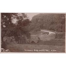 Lathkill Dale Bridge Derby Derbyshire Antique Real Photo Postcard