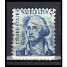 Used 1283B 5c George Washington Very Fine KA6047