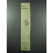 1960 Tootal Cravat Ad - Man Beached