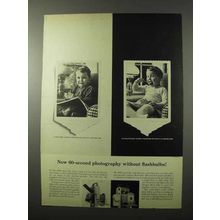 1960 Polaroid 3000-Speed Film and Wink-Light Ad