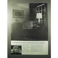 1960 Polaroid 3000-Speed Film Ad - Light This Dim
