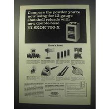 1965 Du Pont Hi-Skor 700-X Powder Ad - Compare!