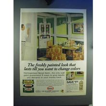 1965 Glidden Homogenized Spred Satin Paint Ad