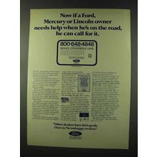 1973 Ford Motor Company Ad - Needs Help on the Road