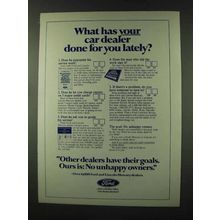 1973 Ford Motor Company Ad - Your Dealer Done Lately?