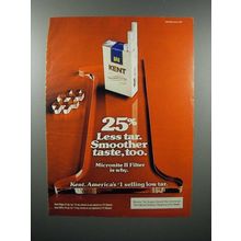 1978 Kent Cigarette Ad - 25% Less Tar, Smoother Taste