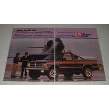 1988 Dodge Dakota 4x4 Pickup Truck Ad - It's gotta be a Dodge