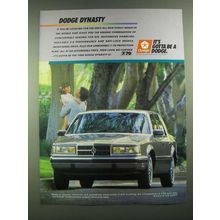 1988 Dodge Dynasty LE Car Ad