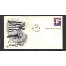 FDC Art Craft 1820 18c Eagle (Cachet-U/A) CV00300