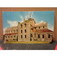 THE SOUTH FRONT, ROMSEY ABBEY, HAMPSHIRE unused postcard photo precision R6967 =