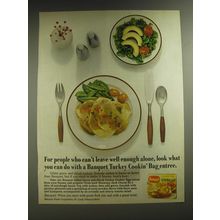 1974 Banquet Turkey Cookin' Bag Entre Advertisement