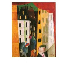 The Man from Potin Lyonel Feininger Painting Postcard