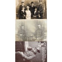 WW1 Soldiers Incl 3x German Canada Army & UK War Postcard s