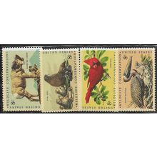 1972 Michel 1079/1082 - MNH (**) - ANIMAL BIRD