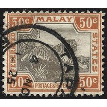 FMS 1924 50c w.MSCA Sc#74 SG#71 USED - SMALL TEAR AT TOP @T299