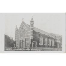 Wesleyan Chapel Bishops Stortford Hertfordshire Postcard (QHER393)