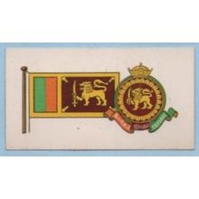 Brooke Bond Tea card Flags and Emblems of the World no. 7 CEYLON