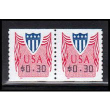 CVP33 30c Shield Very Fine MNH Pair PA5046