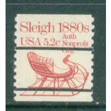 1900a 5.2c Sleigh Fine MNH Dry Gum PreCnx G0376