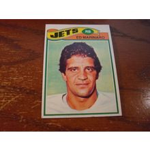 1977 Topps, ED MARINARO, Jets/Movie Star, #87