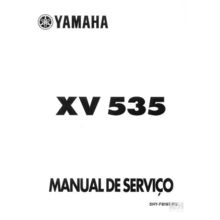 YAMAHA XV535 MANUAL DE SERVICO MOTOCICLETA 281 PAGINAS PORTUGUESE