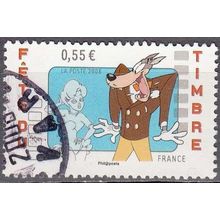 France 2008 Michel 4378 O Cote (2008) 0.55 € Tex Avery Le loup et la girl