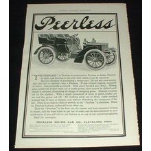 1903 Peerless Car Ad, Design, Style & Ease!!