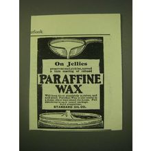 1902 Standard Oil Paraffine Wax Ad - On Jellies