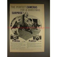 1957 Praktina FX & Praktica FX3 Camera Ad - Surprise!!