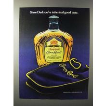 1979 Seagram's Crown Royal Whisky Ad - Inherited