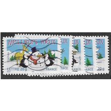 FRA 2005 (SET) CHRISTMAS AND NEW YEAR'(5v) FINE USED (EBID56-104)