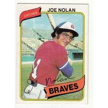 1980 Topps baseball card 64 Joe Nolan - Braves