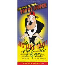 Jerome Flynn of Game Of Thrones as Tommy Cooper Hand Signed Theatre Flyer