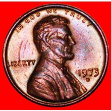 MEMORIAL (1959-1982):USA★1 CENT 1973D★LINCOLN 1809-1865★LOW START★NO RESERVE