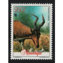 Mozambique WWF Hartebeest grazing 250m 1991 MNH SG#1296 MI#1233 Sc#1143