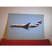 AUSTRIAN AIRLINES .. DC9 aeroplane unused postcard by E T W Dennis =