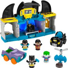 DC SUPER FRIENDS Fisher-Price Little People Toddler Toy Deluxe Batcave Playset w