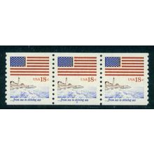 1891 18c U.S. Flag Very Fine MNH SG PNC 2/3 NA0898