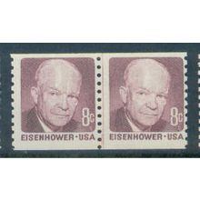 1402 8c Dwight Eisenhower Barely Clears MNH CLP R0250